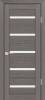 Межкомнатная дверь Profilo Porte экошпон PS-7, остеклённая, грей мелинга 700x2000