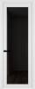 Межкомнатная дверь Profil Doors 1 AGP цвет профиля Вайт, стекло безопасное 6 мм черное тонированное 800x2000