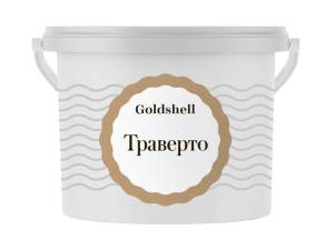 Фактурная штукатурка с минеральным наполнителем Goldshell Траверто 9 кг