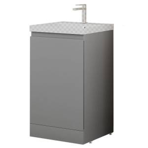 Тумба под раковину Style Line Батлер Plus СС-00002489 серый