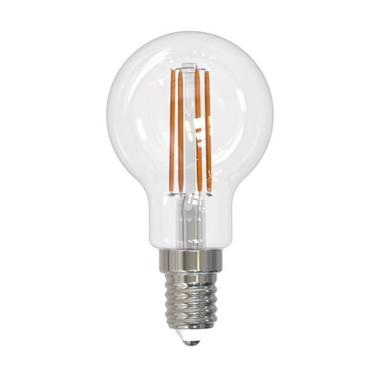 Лампа светодиодная филаментная Uniel LED-G45-11W/4000K/E14/CL PLS02WH
