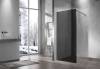 Душевая перегородка Vincea Walk-In VSW-1H800CGGM профиль вороненая сталь, стекло тонированное, 80x200 фото 2
