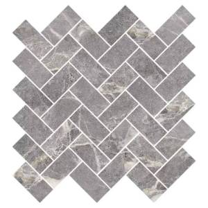 Мозаика Kerranova Marble Trend K-1006/MR/m06 Silver River 28.2x30.3