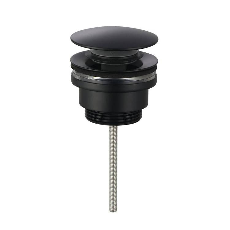 Донный клапан для раковины AQUAme AQM7003MB черный матовый