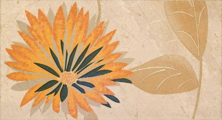 Декор Fanal Daino Dec Real Flor 2 crema 32.5x60