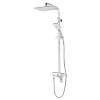 Душевая стойка Grocenberg GB7007-1WC белый, хром