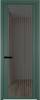 Межкомнатная дверь Profil Doors 3 AGP цвет профиля Зеленый воск, стекло безопасное 6 мм золотистая бронза 600x2000