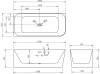 Акриловая ванна Abber AB9331-1.6 L 160x75 фото 4