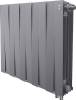 Радиатор биметаллический Royal Thermo Piano Forte 500 VDR silver satin, 10 секций, серебристый