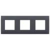 Рамка 3-постовая IEK Skandy SK-M32-K53 графит фото 4
