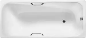 Чугунная ванна Wotte Start 1700x750UR 170x75 с ручками + ножки