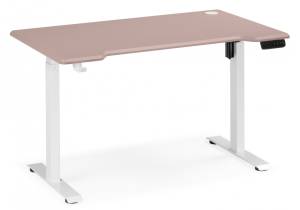 Стол компьютерный Notta Маркос 614603 розовый, белый 140x80x75(115)