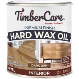 Защитное масло с твердым воском TimberCare Hard Wax Oil Темный дуб/Dark oak 0.75 л