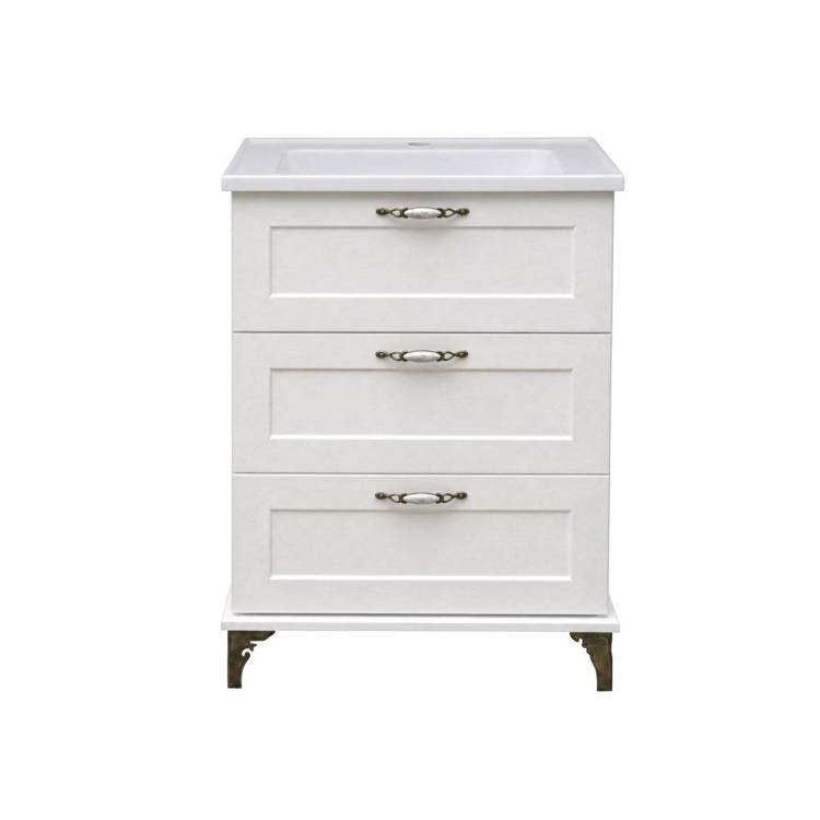 Тумба с раковиной Эстет Bali Classic ФР-00002233 напольный, 3 ящика, 86x80