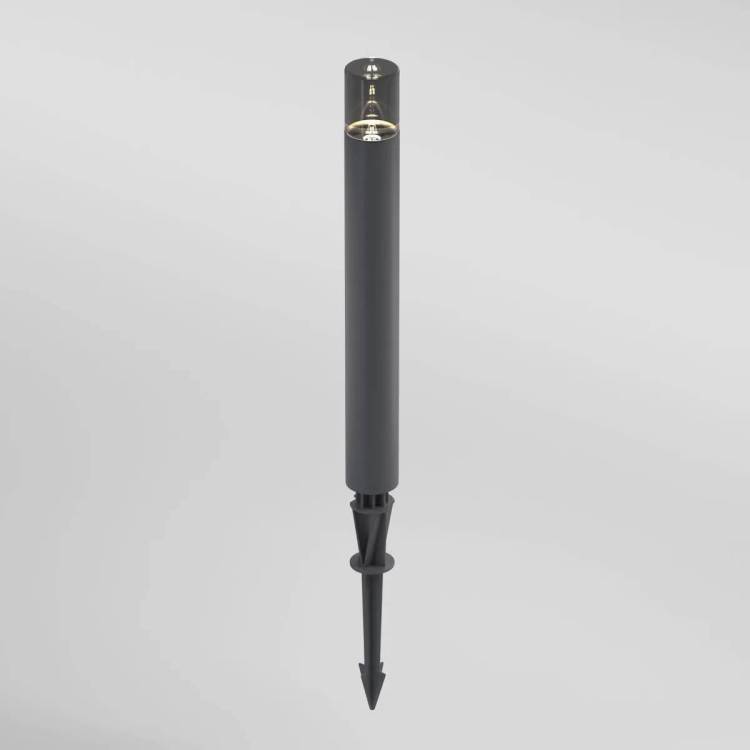 Грунтовый светодиодный светильник Elektrostandard Hidden 35166/F серый