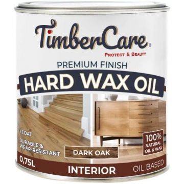Защитное масло с твердым воском TimberCare Hard Wax Oil Темный дуб/Dark oak 0.75 л