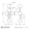Настенный светильник Lumina Deco Marsiada LDW 6033-5 F.GD фото 3