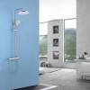 Душевая стойка Abber Emotion AF8816 с изливом, хром фото 2