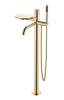 Смеситель для ванны Boheme Stick 129-GG.2 напольный, Gold Touch Gold