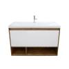 Тумба с раковиной Эстет Monaco Wood ФР-00010686 подвесной, 1 ящик, 62x101