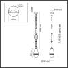 Подвесной светильник Odeon Light Krema 5441/1B фото 2