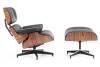 Комплект кресло и оттоманка Bradex Home Eames Lounge Chair FR 0016-17 черные фото 2