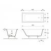 Чугунная ванна Delice Camelot DLR230616-AS 180x80, с антискользящим покрытием, без ножек фото 2
