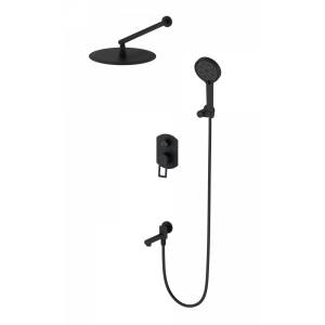 Душевой комплект Wonzon & Woghand WW-88939010-MB черный