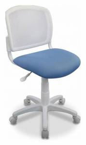 Кресло компьютерное Бюрократ CH-W296NX 477072 белый, голубой
