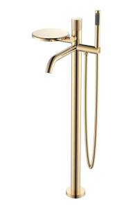 Смеситель для ванны Boheme Stick 129-GG.2 напольный, Gold Touch Gold