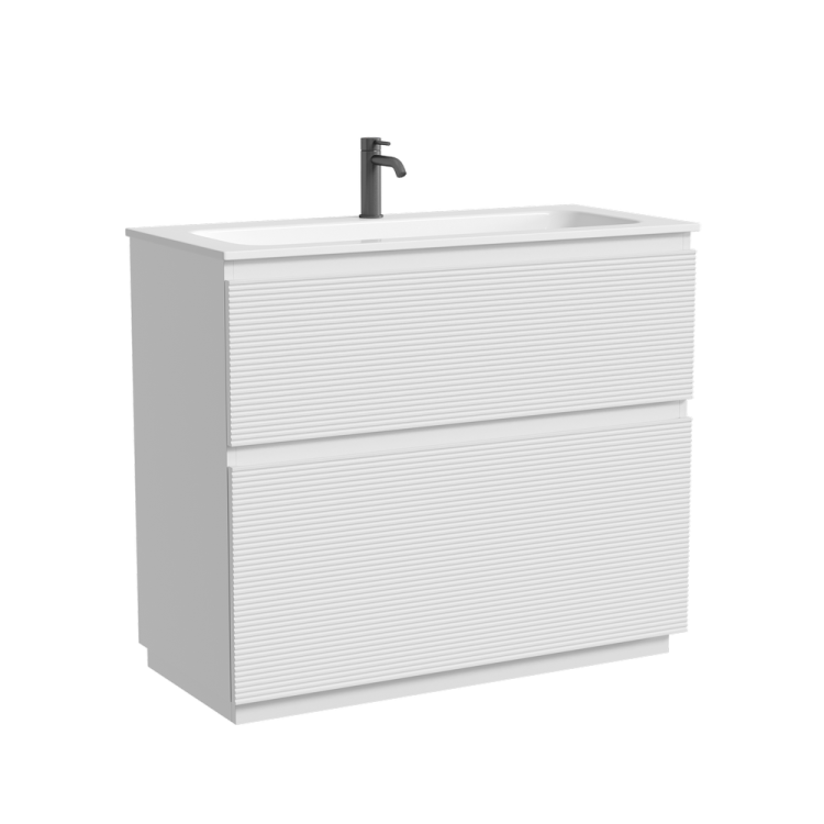 Тумба под раковину Sancos Folk Floor FL100FW напольная, 99.5x44.5x85, Bianco