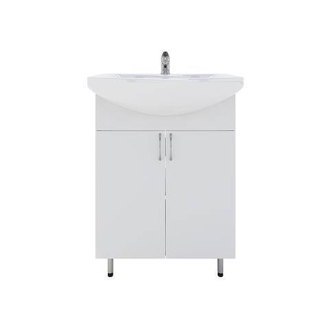 Тумба с раковиной Orange Лайт LA-60TUW+GR