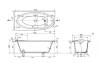 Ванна из искусственного камня Эстет Венеция 170x80, L фото 6