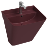 Раковина Isvea Sott'Aqua 10SQ37002SV-2R бордовый матовый, 50x42 фото 2