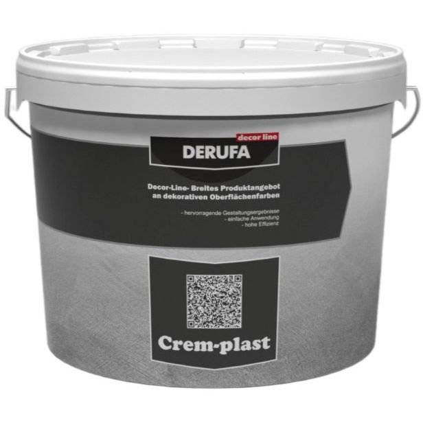 Декоративная штукатурка Derufa Crem-Plast высокопластичная 15 кг