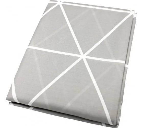 Штора для ванной Bath Plus Grebo ch-21305 180x180, белый, серый