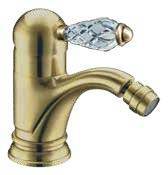 Смеситель для биде Boheme Crystal 306-CRST бронза