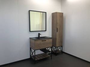 Мебель для ванной Comforty Бредфорд-75 дуб темный