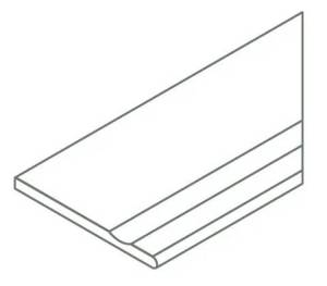 Ступень Italon Магма X2 620090001350 Минерал с выемкой закруглённый правый 30x60