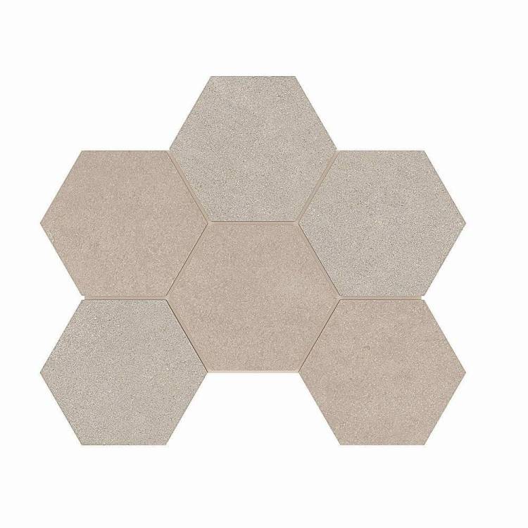 Мозаика Estima Luna 37108 Mosaic/LN01_NS/TE02_NS/25x28,5/Hexagon Beige 25x28.5