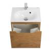 Тумба с раковиной Belbagno Etna ETNA-600-1C-SO-RN-P 59.6x39.2x40 Rovere Nature подвесная с одним выкатным ящиком фото 6