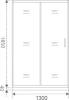 Душевая дверь в нишу Good Door Latte WTW-130-G-WE фото 6