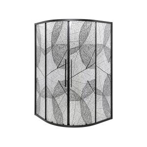 Душевой уголок AvaCan HB80 профиль черный, стекло тонированное, 80x80x195