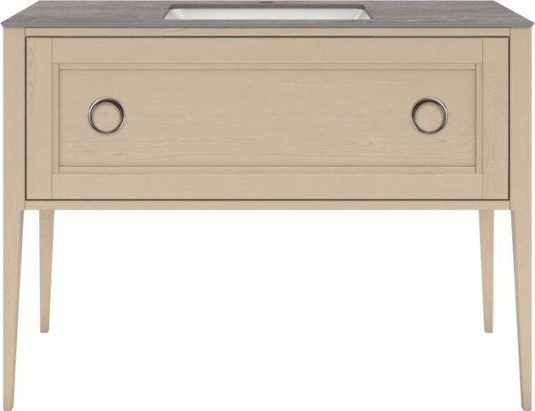Тумба с раковиной Kerama Marazzi Plaza капучино, тумба PL.CN.120.1\CAP.M + рак. PLR.wbu.55