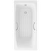 Чугунная ванна Delice Repos DLR220507R-AS 150x70, с антискользящим покрытием, с ручками, без ножек фото 8