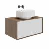 Мебельная раковина Kerama Marazzi Artbasin Vento 50 накладная, белая матовая фото 4