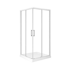 Душевой уголок Royal Bath HPD RB10511HPD-T профиль белый, стекло прозрачное, 110x110x200