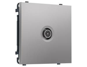 Комплект механизма TV розетки проходной Ambrella Volt Sigma MS513030 сталь матовый