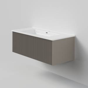 Тумба с раковиной La Fenice Terra Cappuccino NFNC-01-TER-C-100-3-100 бежевая матовая, 100 см