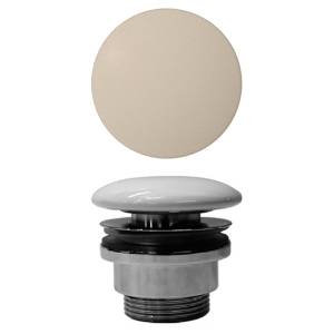 Донный клапан GSI PVC08, бежевый матовый